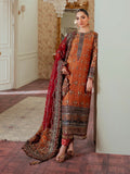 Baroque Chantelle Embroidered Zari Net Unstitched 3Pc Suit EC-01