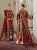 Baroque Chantelle Embroidered Zari Net Unstitched 3Pc Suit EC-01