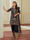 Baroque Chantelle Embroidered Raw Silk Unstitched 3Pc Suit EC-07