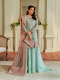 Baroque Chantelle Embroidered Zari Net Unstitched 3Pc Suit EC-08