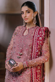 ELAN Wedding Festive Embroidered Organza Unstitched 3Pc Suit EC2-23-01