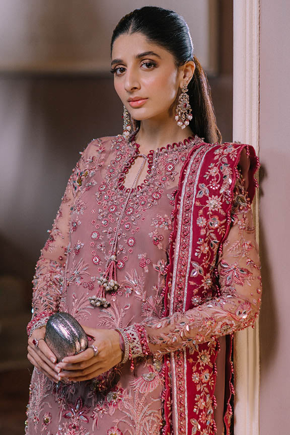 ELAN Wedding Festive Embroidered Organza Unstitched 3Pc Suit EC2-23-01