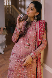 ELAN Wedding Festive Embroidered Organza Unstitched 3Pc Suit EC2-23-01