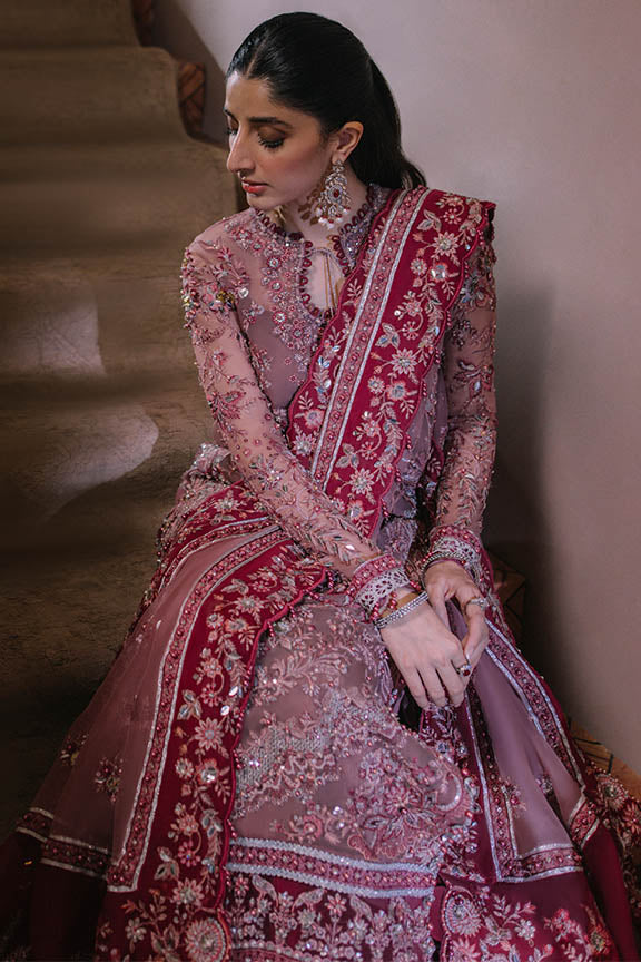 ELAN Wedding Festive Embroidered Organza Unstitched 3Pc Suit EC2-23-01