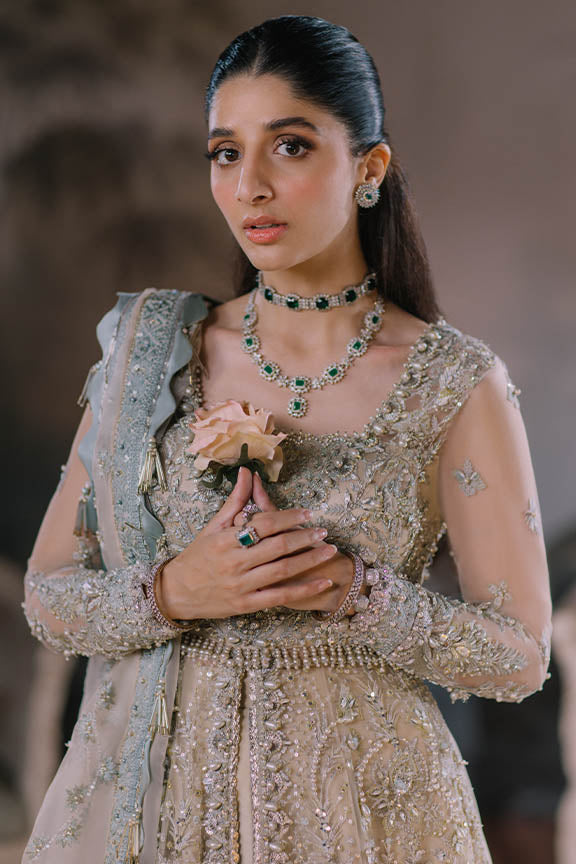 ELAN Wedding Festive Embroidered Net Unstitched 3Pc Suit EC2-23-02