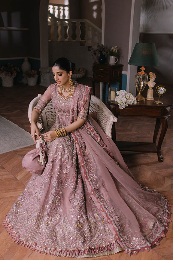 ELAN Wedding Festive Embroidered Organza Unstitched 3Pc Suit EC2-23-03