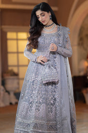 ELAN Wedding Festive Embroidered Organza Unstitched 3Pc Suit EC2-23-06