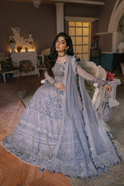 ELAN Wedding Festive Embroidered Organza Unstitched 3Pc Suit EC2-23-06