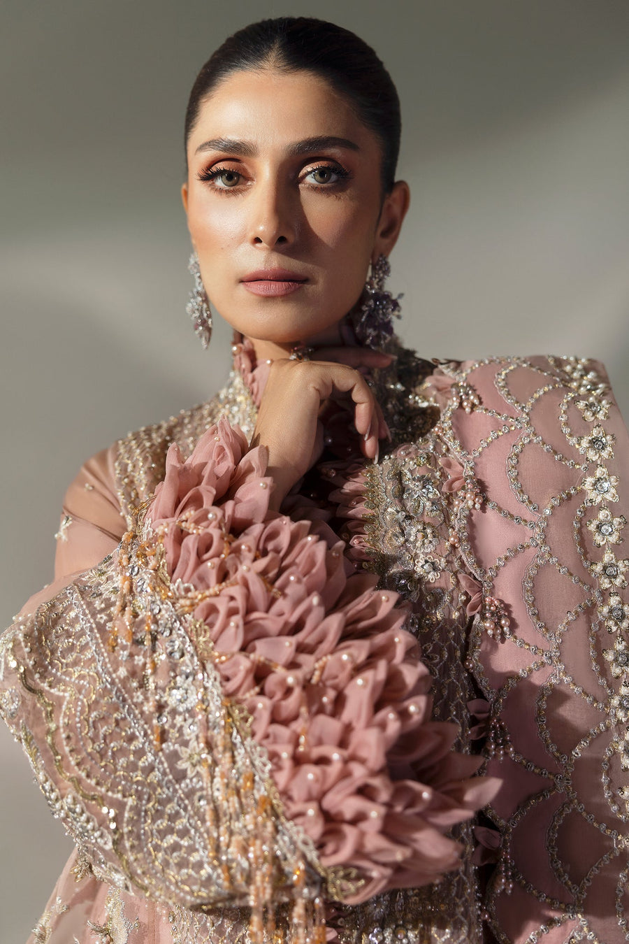 ELAN Unstitched Embroidered Wedding Festive 3Pc Suit EC24-07