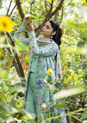 Elaf Prints Vol-03 Unstitched Printed Lawn 3Pc Suit ECD-1A GARDENELLE