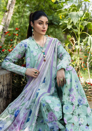Elaf Prints Vol-03 Unstitched Printed Lawn 3Pc Suit ECD-1A GARDENELLE