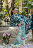 Elaf Prints Vol-03 Unstitched Printed Lawn 3Pc Suit ECD-1B AZURE FERN