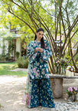 Elaf Prints Vol-03 Unstitched Printed Lawn 3Pc Suit ECD-1B AZURE FERN