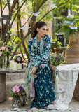Elaf Prints Vol-03 Unstitched Printed Lawn 3Pc Suit ECD-1B AZURE FERN