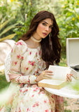Elaf Prints Vol-03 Unstitched Printed Lawn 3Pc Suit ECD-2A IVORY PEONY