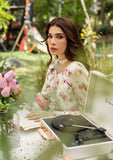 Elaf Prints Vol-03 Unstitched Printed Lawn 3Pc Suit ECD-2A IVORY PEONY