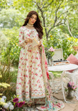 Elaf Prints Vol-03 Unstitched Printed Lawn 3Pc Suit ECD-2A IVORY PEONY