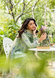 Elaf Prints Vol-03 Unstitched Printed Lawn 3Pc Suit ECD-2B BASILE