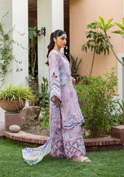 Elaf Prints Vol-03 Unstitched Printed Lawn 3Pc Suit ECD-3A WISTERIA