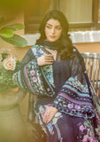 Elaf Prints Vol-03 Unstitched Printed Lawn 3Pc Suit ECD-4B TWILIGHT GARDEN