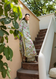 Elaf Prints Vol-03 Unstitched Printed Lawn 3Pc Suit ECD-5A GLADIOLUS GRACE