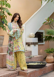 Elaf Prints Vol-03 Unstitched Printed Lawn 3Pc Suit ECD-5B SAFFROSE