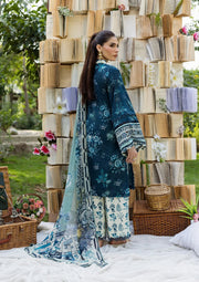 Elaf Prints Vol-03 Unstitched Printed Lawn 3Pc Suit ECD-7A FLOREYA