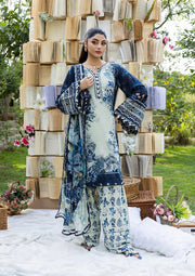 Elaf Prints Vol-03 Unstitched Printed Lawn 3Pc Suit ECD-7B BLOOMSTELLA