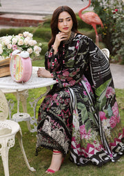 ELAF Premium Festive Chikankari Lawn Unstitched 3Pc Suit ECF-08 SHADOW