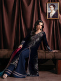 Faiza Faisal Solene Embroidered Velvet Unstitched 3Pc Suit - ECLAT
