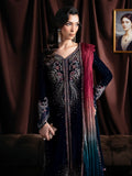 Faiza Faisal Solene Embroidered Velvet Unstitched 3Pc Suit - ECLAT