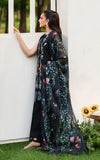 Asifa & Nabeel Eden Cambric Unstitched 3Pc Suit ECU25-02 Ink Blossom
