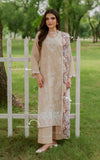 Asifa & Nabeel Eden Cambric Unstitched 3Pc Suit ECU25-03 Ivory Haze