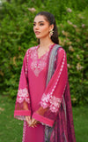 Asifa & Nabeel Eden Cambric Unstitched 3Pc Suit ECU25-06 Pink Reverie