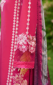 Asifa & Nabeel Eden Cambric Unstitched 3Pc Suit ECU25-06 Pink Reverie