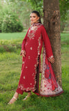 Asifa & Nabeel Eden Cambric Unstitched 3Pc Suit ECU25-07 Rosé Whisper
