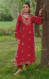 Asifa & Nabeel Eden Cambric Unstitched 3Pc Suit ECU25-07 Rosé Whisper