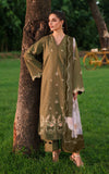 Asifa & Nabeel Eden Cambric Unstitched 3Pc Suit ECU25-09 Gardenia Grace
