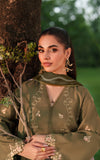 Asifa & Nabeel Eden Cambric Unstitched 3Pc Suit ECU25-09 Gardenia Grace