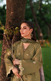 Asifa & Nabeel Eden Cambric Unstitched 3Pc Suit ECU25-09 Gardenia Grace