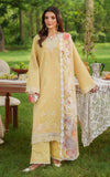 Asifa & Nabeel Eden Cambric Unstitched 3Pc Suit ECU25-10 Golden Dust