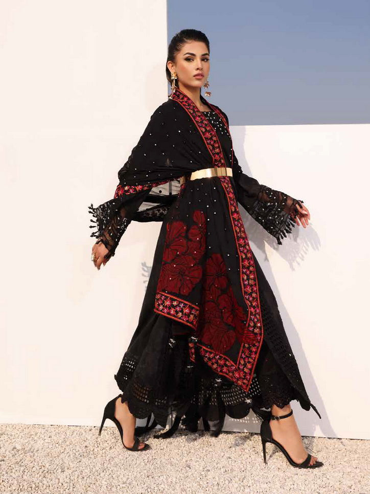 Charizma Signature Festive Embroidered Lawn Unstitched 3Pc Suit ED4-01