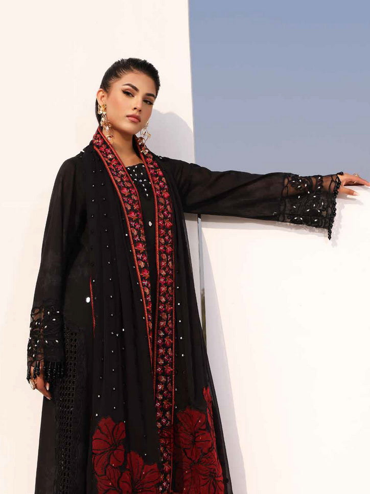 Charizma Signature Festive Embroidered Lawn Unstitched 3Pc Suit ED4-01