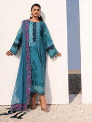 Charizma Signature Festive Embroidered Lawn Unstitched 3Pc Suit ED4-02