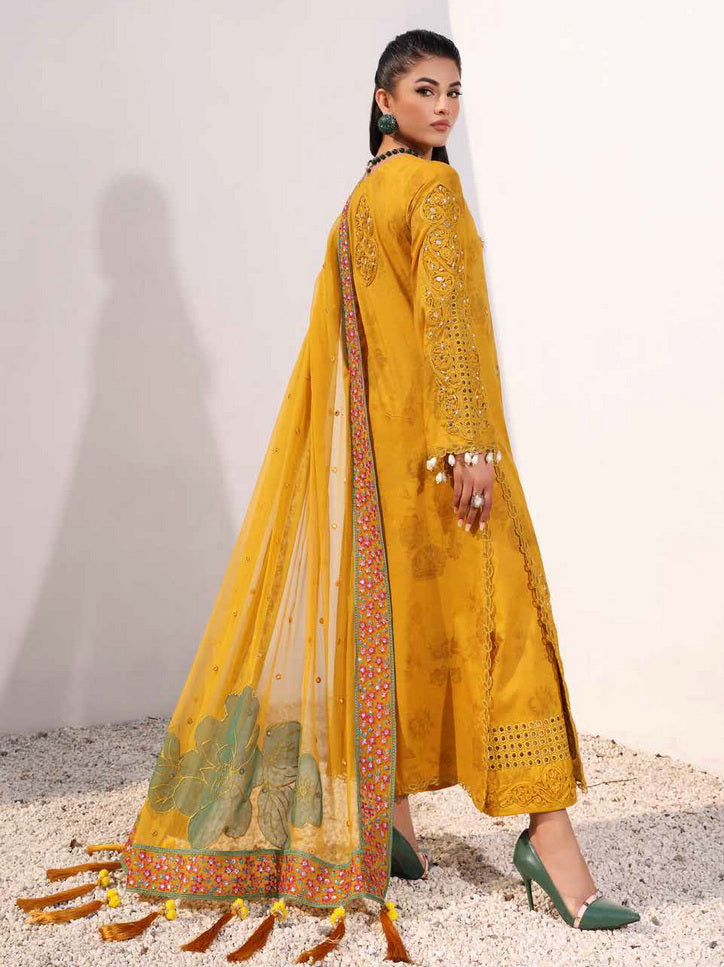 Charizma Signature Festive Embroidered Lawn Unstitched 3Pc Suit ED4-03