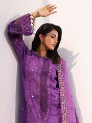 Charizma Signature Festive Embroidered Lawn Unstitched 3Pc Suit ED4-04
