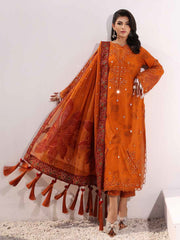 Charizma Signature Festive Embroidered Lawn Unstitched 3Pc Suit ED4-05