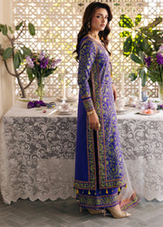Charizma Festive Eid Embroidered Lawn Unstitched 3Pc Suit ED6-04