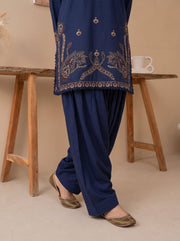 Viana by Sanam Saeed Embroidered Karandi Unstitched 3Pc Suit - EDEN