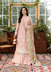 Elaf Premium E.Craft Chikankari Lawn Unstitched 3Pc Suit EEC-1A FOREVER BLUSH